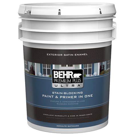 Can be applied when air, material, and surface temperatures are between 35°F and 90°F. . Behr 5 gallon paint